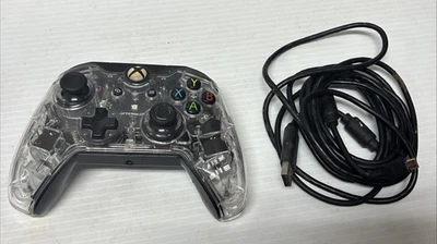 AFTERGLOW Prismatic Wired Microsoft Xbox One Controller ~ Transparent ~ UNTESTED - Image 1 of 4