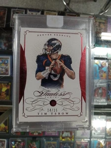 Panini Flawless Ruby Encased Card Broncos Tim Tebow /15 2015 - Bild 1 von 4