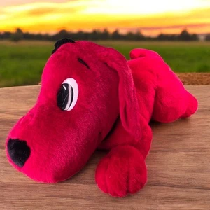 Vtg RARE  Clifford the Big Red Dog Plush Jumbo  Stuffed Animal 24" Barks Works - Picture 1 of 13