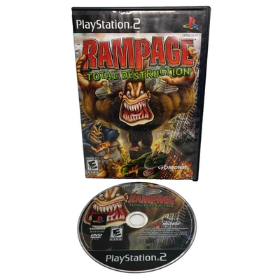 Rampage Total Destruction – PlayStation 2 – Black Label – No Manual – Good  - Image 1 of 4