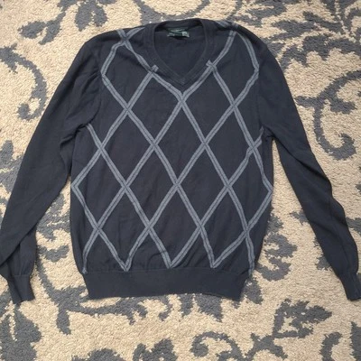 VTG Lyle & Scott Scotland Knit Sweater Mens L Made In India 100% Combed Cotton - Image 1 of 4