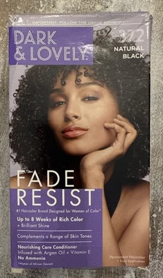 Dark and Lovely Fade Resistant Rich Conditioning Hair Color Natural Black 1 Each - Image 1 of 4