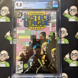 Justice League International #7~CGC 9.8~CUSTOM LABEL~🔥HIGHEST GRADE🔥TOP POP🔥 - Picture 1 of 16