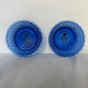 1930's Hazel Atlas Cobalt Blue SHIRLEY TEMPLE Cereal Bowl and Milk Pitcher - Picture 1 of 41