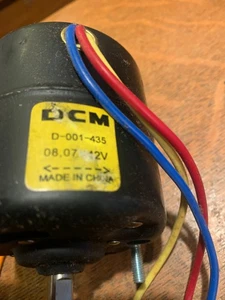 DCM D-001-435 BLOWER 12V-DC ELECTRIC MOTOR - Picture 1 of 5