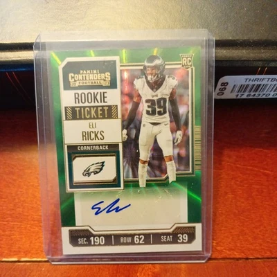 2023 Panini Contenders - Rookie Ticket Eli Ricks Autograph #233 (AU, RC) - Image 1 of 2