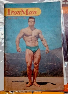 IRON MAN bodybuilding magazine Jan 1967 Ken McCord Muscle Builder Schwarzenegger - Picture 1 of 10