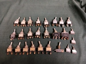 NOS Aircraft Micro Switch Lot Of 26 AN3021-1 AN3021-7 MS 35085-22 Others (BE) - Picture 1 of 24