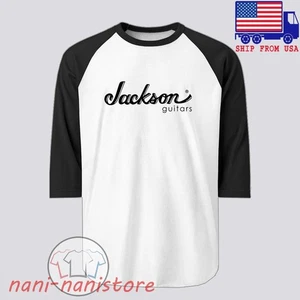 Jackson Guitars Men's Raglan Black Size S-2XL - Picture 1 of 1