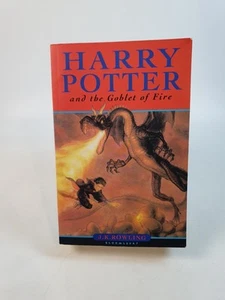 Harry Potter and the Goblet of Fire 1st Edition Paperback First PB - Picture 1 of 14
