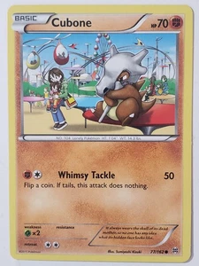 Cubone 77/162 LP - XY Breakthrough Pokemon Card - Sumiyoshi Kizuki Art - Picture 1 of 3