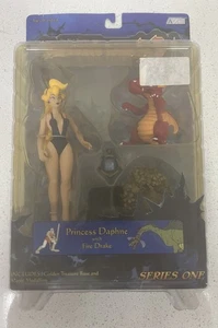 Princess Daphne with Fire Drake Dragons Lair 3D Action Figuren Series One SEALED - Bild 1 von 4