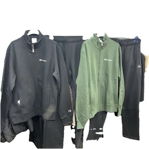 Tuta Uomo Champion Classica Giacca Aperta Pantalone Senza Polsino Fino alla 3XL - Imagen 1 de 10