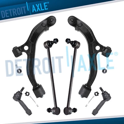 (2) Front Lower Control Arm Outer Tierod End Sway Bar for 2001-04 Grand Caravan - Image 1 of 4