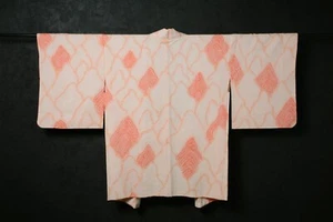 Antiguo vestido chaqueta bata vintage japonés kimono seda HAORI SHIBORI/BIF12/555 - Imagen 1 de 8