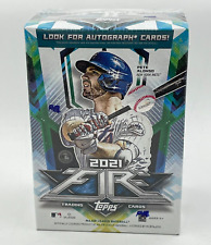 NEW 2021 Topps Fire MLB Trading Card Blaster Box 7 Packs + 4 Gold Minted Cards