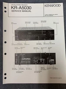 Kenwood KR-A5030 Service Manual [Original mit Schaltplänen, Diagrammen, Teileliste] - Bild 1 von 6