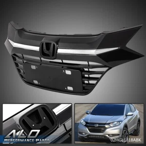Fit For 2016 2017 2018 Honda HR-V HRV Front Bumper Hood Upper Grille Grill - Picture 1 of 12