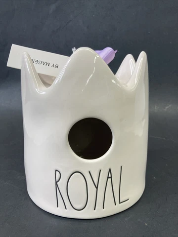 Rae Dunn Crown Royal Birdhouse Purple Ribbon Cover
