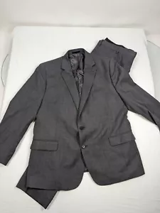 Traje Lauren Ralph Lauren Para Hombres 48 R Gris Lana Blazer Pantalones 2 Botones Abrigo Deportivo - Imagen 1 de 18