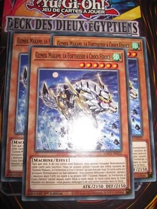 YUGIOH 3X GIZMEK MAKAMI LA FORTERESSE A CROCS FEROCE EGO1-FR021 EDITION 1 FRENCH - Picture 1 of 1