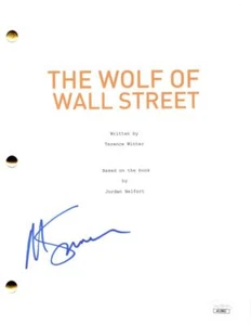 Autógrafo firmado por Martin Scorsese Wolf of Wall Street guión certificado de autenticidad JSA - Imagen 1 de 4