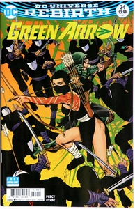 Green Arrow #34 Vol 6 Mike Grell Variant Rebirth - DC Comics - B Percy - S Byrne - Imagen 1 de 1