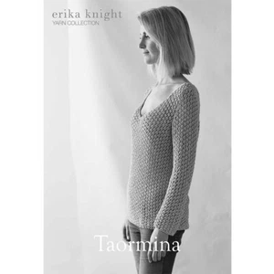 Maglione donna Erika Knight modello maglia Taormina in DK (lino studio) - Foto 1 di 3