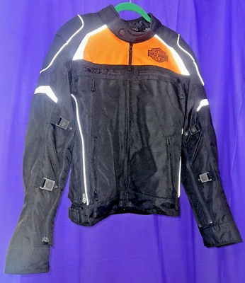 Harley-Davidson® 男式 Hi-Vis Switchback Lite 骑行夹克,中号 98091-15VM — 第 1/4 张图片