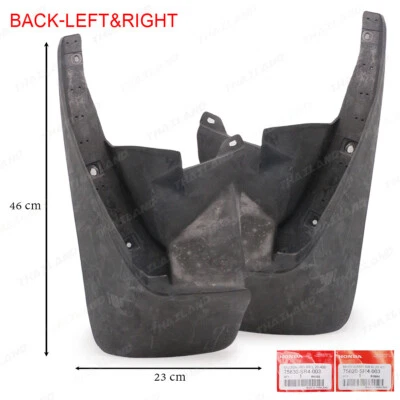 For Honda Civic Sedan 1992 95 Rear Pair Mud Flaps Splash Guards Foto 1 de 4