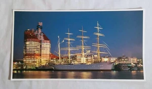 Vintage Sweden Goteborg Scandinavia Port Boat Postcard - Picture 1 of 8