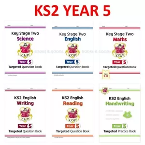 KS2 Year 5 Complete Targeted Workbooks Maths English Science Writing Ages 9-10 X - Picture 1 of 22