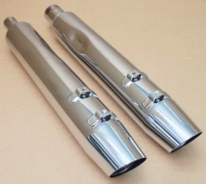 Harley Davidson Original Exhaust Muffler Chrome Touring MK8 - Picture 1 of 5