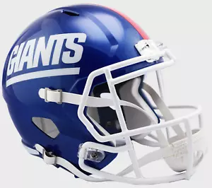 NEW YORK GIANTS NFL Riddell SPEED Full Size Replica Football Helmet - Picture 1 of 3