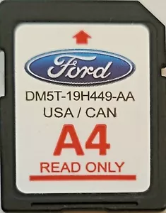2011 2012 2013 2014 My FORD LINCOLN GPS NAVIGATION SD CARD MAP A4 USA CANADA - Picture 1 of 1