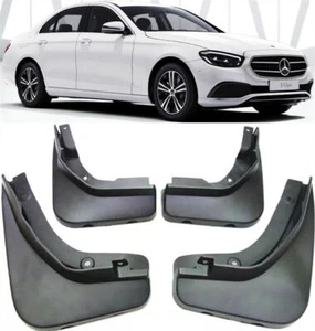 New Set Splash Guards Mud Flaps For 2016-2024 Mercedes Benz E Class Saloon - Picture 1 of 10