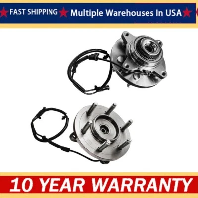 Conjunto de cubo e rolamento de roda dianteira para 2011-2014 Ford F150 Expedition 4X4 com 6LUG - Imagem 1 de 4