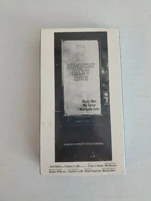 Broadway Danny Rose (VHS) Woody Allen Mia Farrow VESTRON RELEASE! 1984 Sealed  - Image 1 of 3