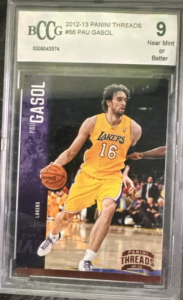 2012-13 Panini Threads - #66 Pau Gasol - Image 1 of 2