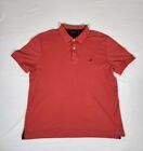 Nautica Polo Shirt Adult XL Extra Large Red Short Sleeve Logo Mens