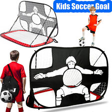 2In1 Pop Up Soccer Goal Net Kids Football Gate Football Skill Training Equipment