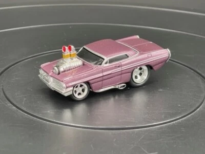 NHRA 肌肉机 TOONED 风火轮 60 年代 PONTIAC BONNEVILLE 粉色 ZINGERS — 第 1/4 张图片