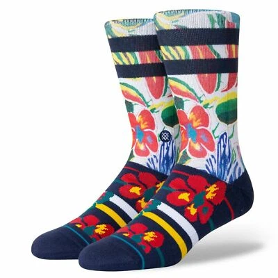 Calcetines informales florales Stance "Messy ST" - talla grande (9-12) - ¡NUEVOS CON ETIQUETAS! Foto 1 de 4