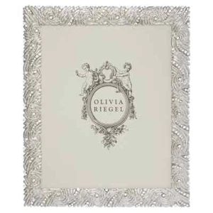 Olivia Riegel Marina 8" X 10" Photo Frame Picture Photograph Silver Crystals - Picture 1 of 3