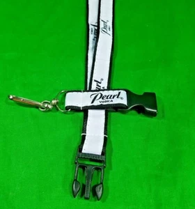 Pearl Vodka Lanyard W Detachable Key Chain Black White - Picture 1 of 3
