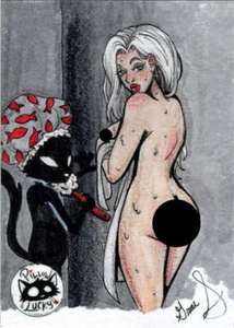 Pillow & Lucky 5finity 2023 Sketch Card Grae Sundberg V2 - Picture 1 of 2