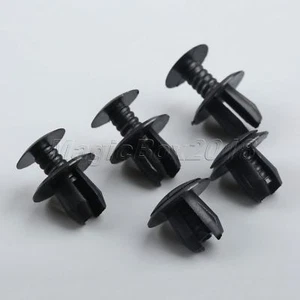 50x Black Bumper Retainer Trim Lining Clips For  T4 T5 Transporter Eurovan - Picture 1 of 10