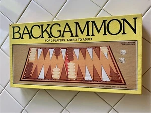 Whitman Backgammon Game Western Publishing Company Vintage 1981 Made In USA - Picture 1 of 10