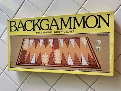 Whitman Backgammon Game Western Publishing Company Vintage 1981 Made In USA - Image 1 of 4