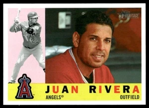 2009 Topps Heritage Juan Rivera Los Angeles Angels #615 - Picture 1 of 2